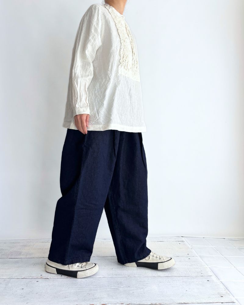 French Linen Shirt in White