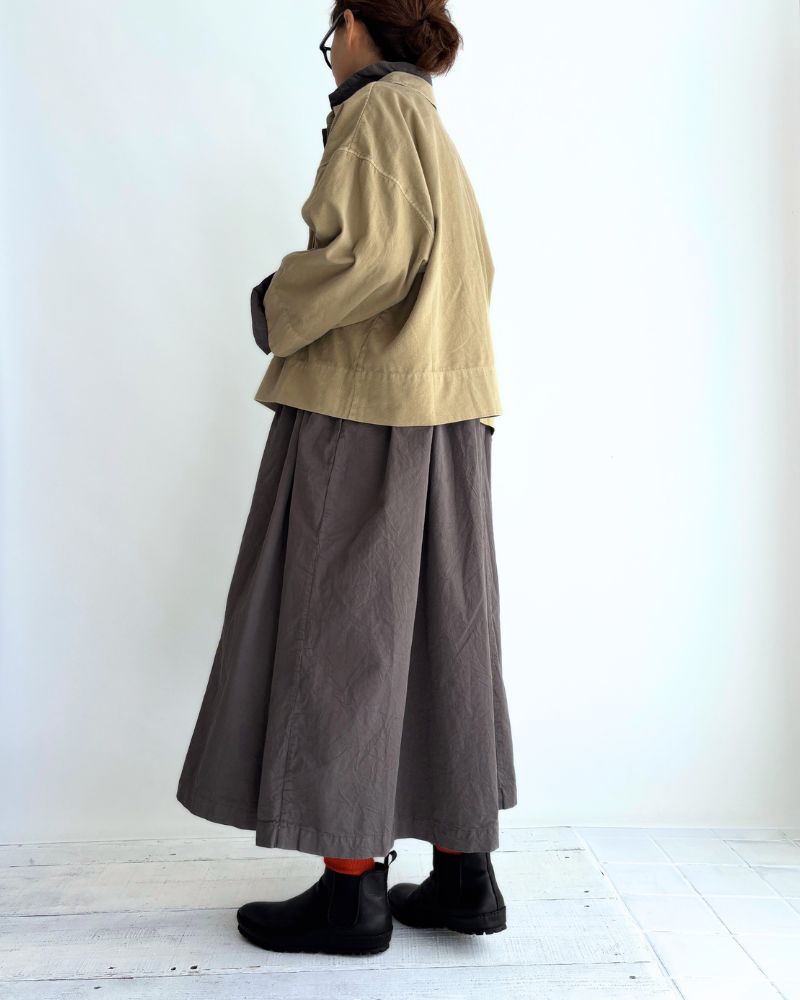 Soft Twill Shirt in Beige