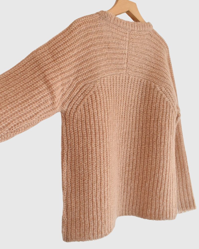 Mohair pullover in PinkBeige
