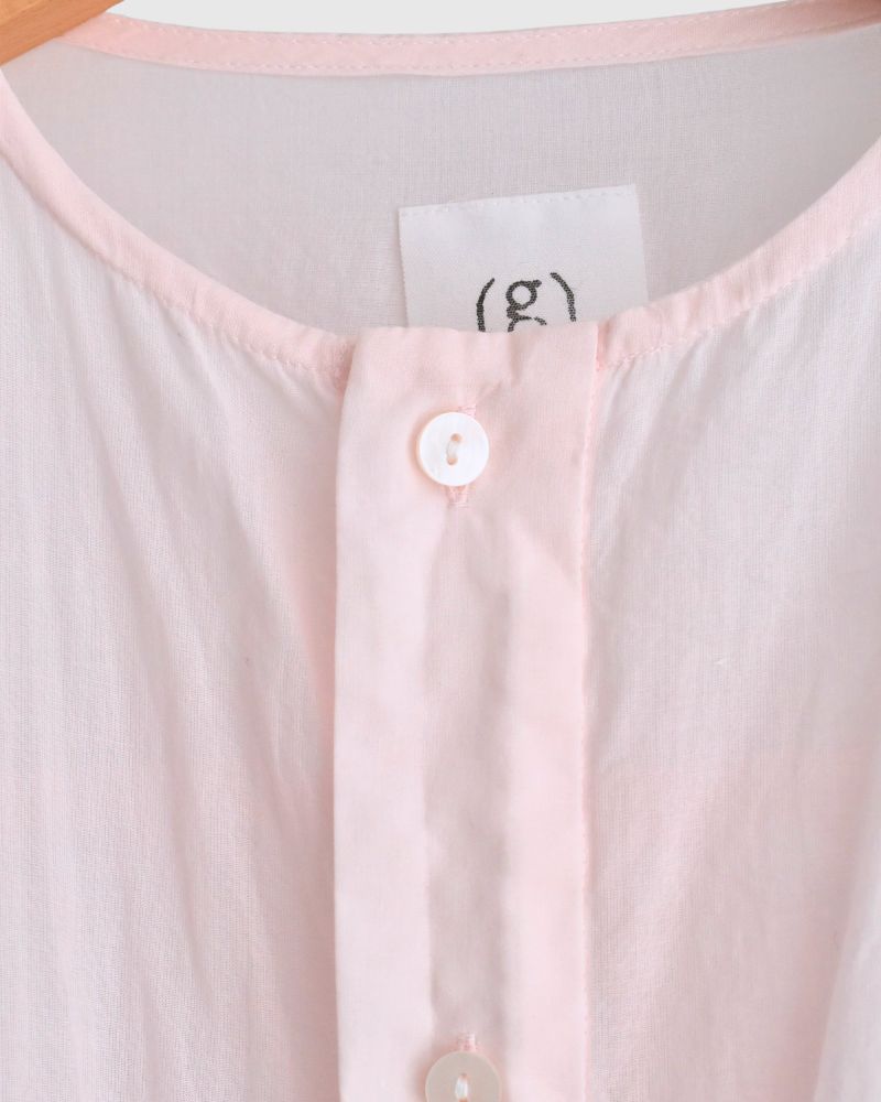 Hem Cord Adjustment Shirt in Pink