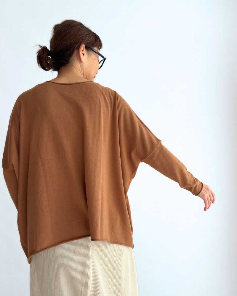5-Color T-Line Pullover in Camel