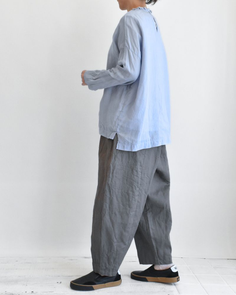 Tiny Frill Blouse in Blue