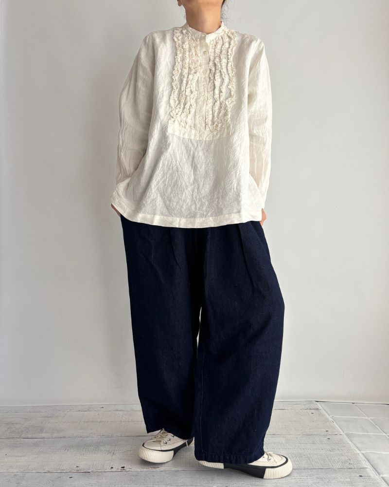French Linen Shirt in White