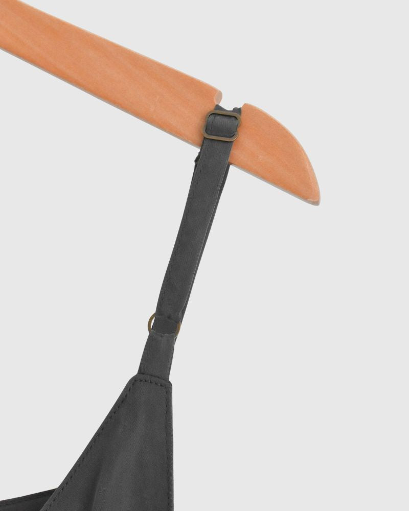 CURIOUS CAMISOLE ONE PIECE in Charcoal