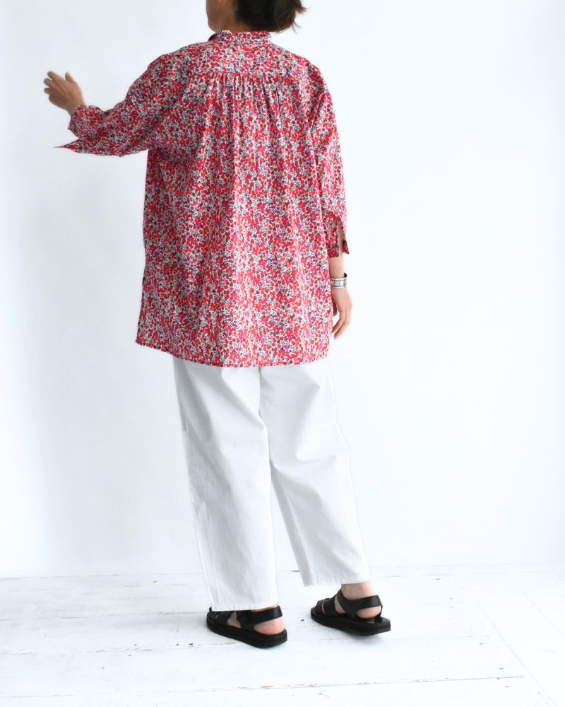 Skipper Shirt (LIBERTY) in WiltshireRed