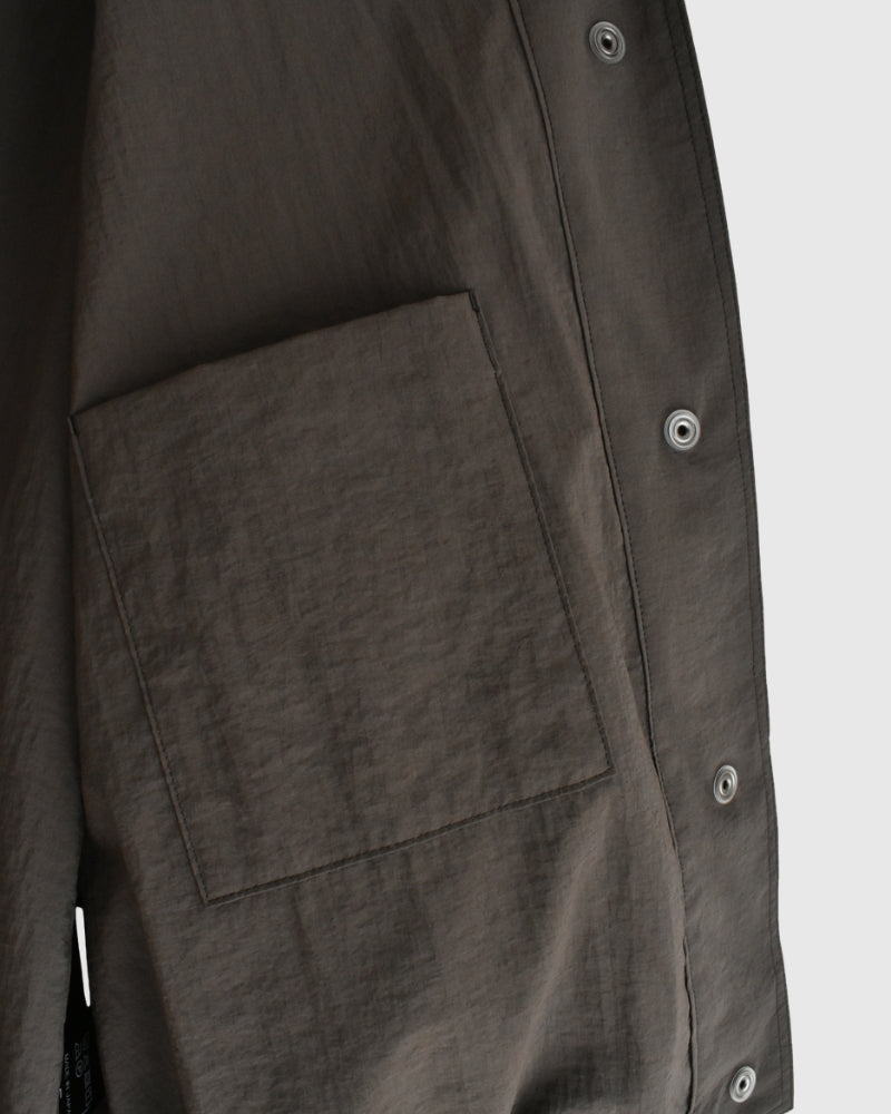 Funnel Neck Jacket in Brown