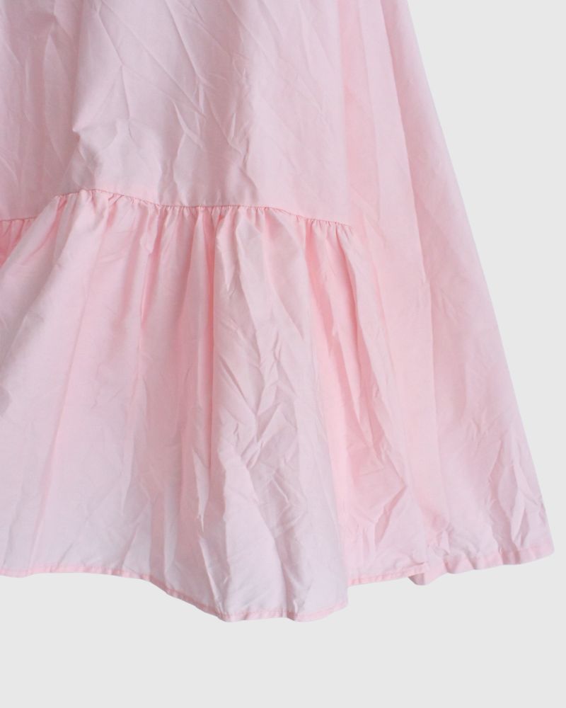 Back Gathered Blouse in Pink