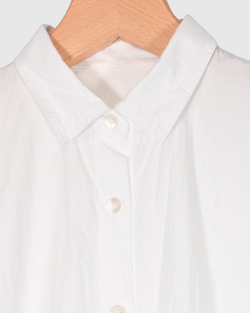 REGULAR COLLAR BIG SHIRT in White