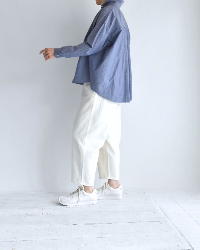 Regular Collar Big Shirt in Blue