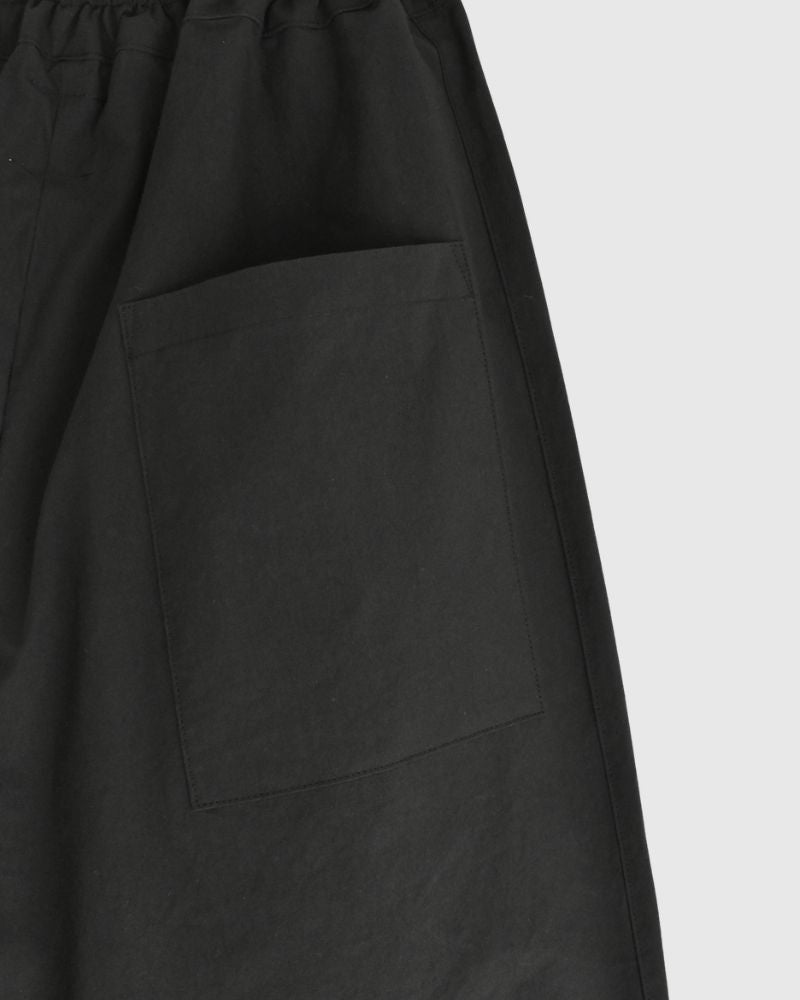 Vintage Cotton Oval Pants in Black