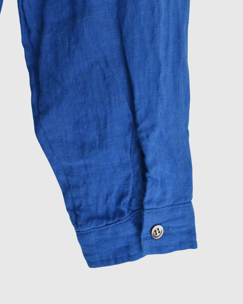 French Linen Shirt in Blue