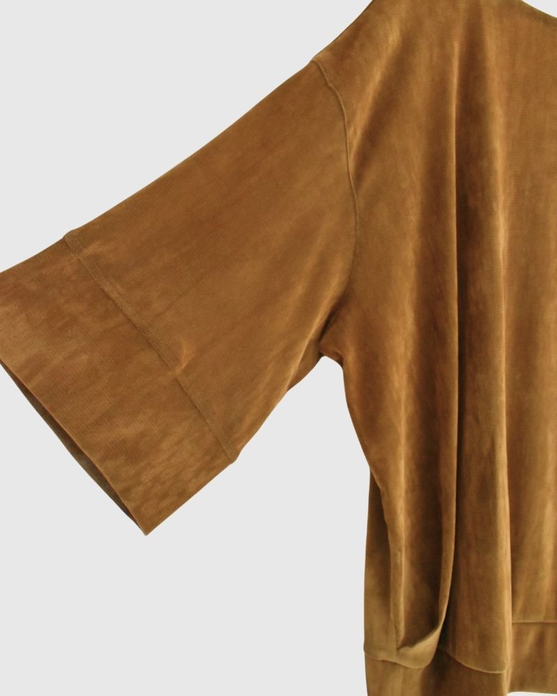 TULLE FLOCKY pullover in Camel