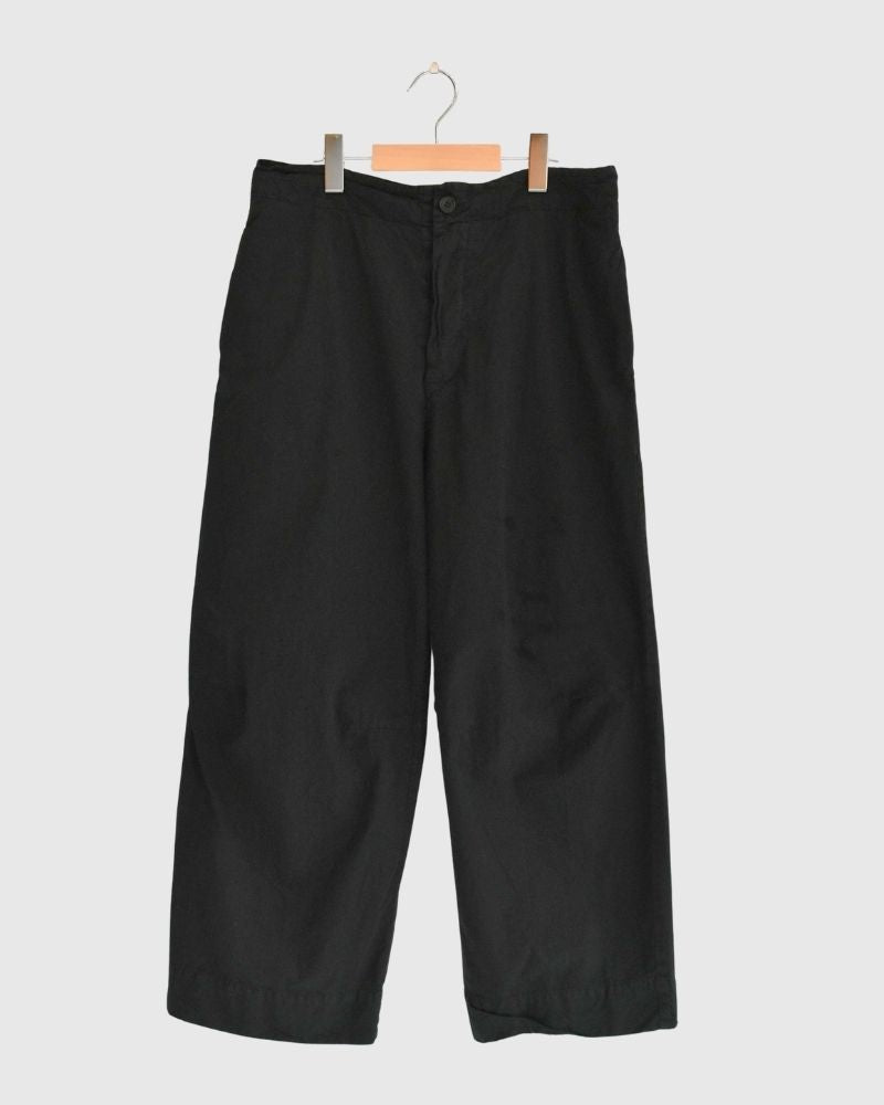 Garment Dyed Pants in Black