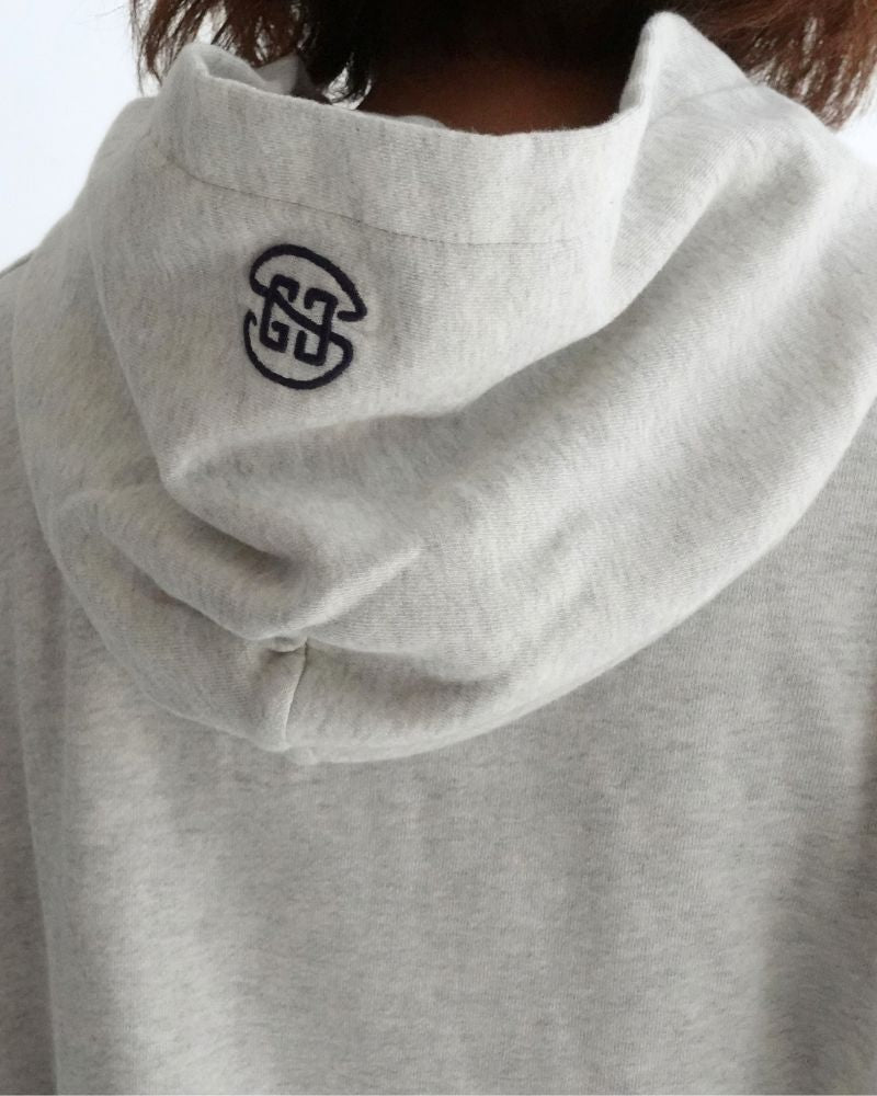 French Terry GRVYCLRS Applique Hoodie (MENS) in Gray
