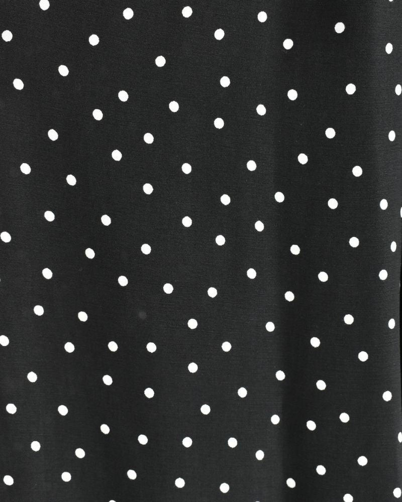 Ipeker Print Easy Pants in BlackDot