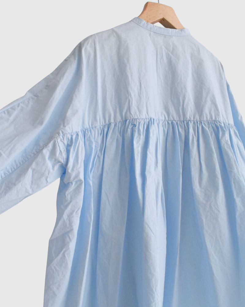 Gathered Blouse in Blue