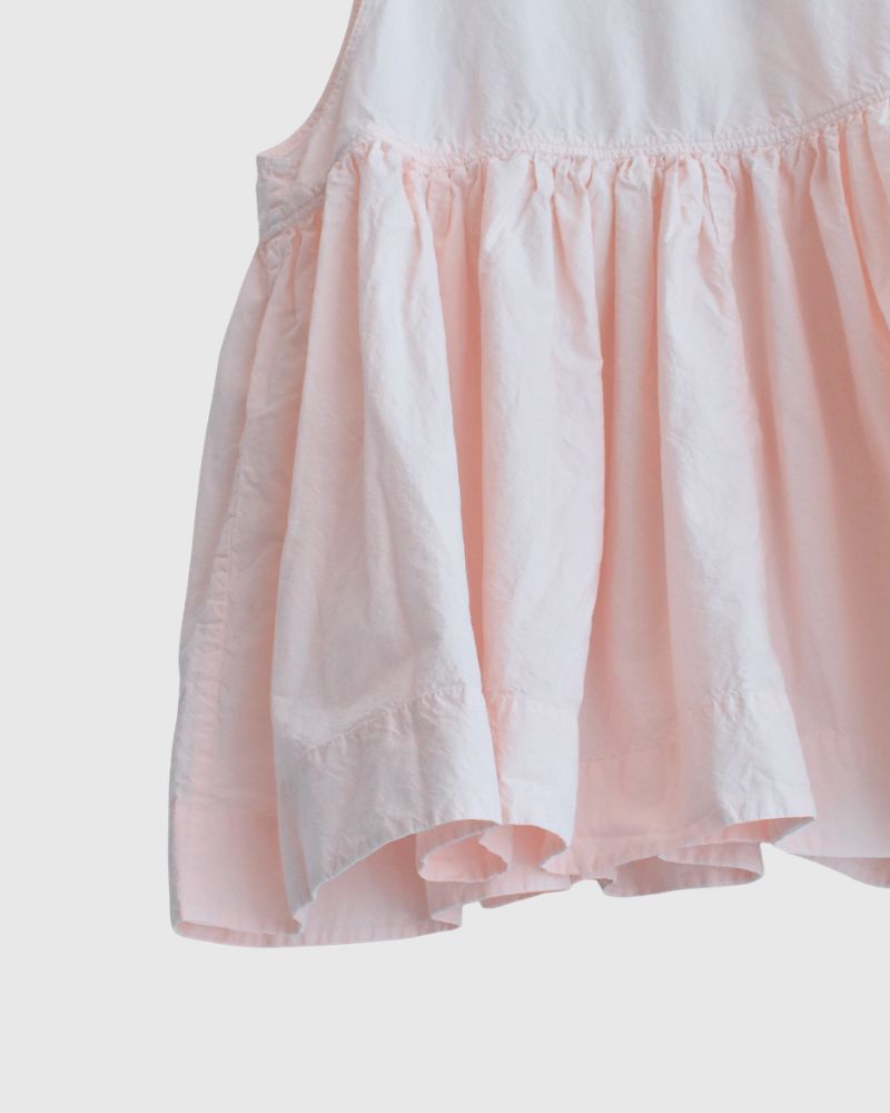 Sleeveless Gathered Top in Pink