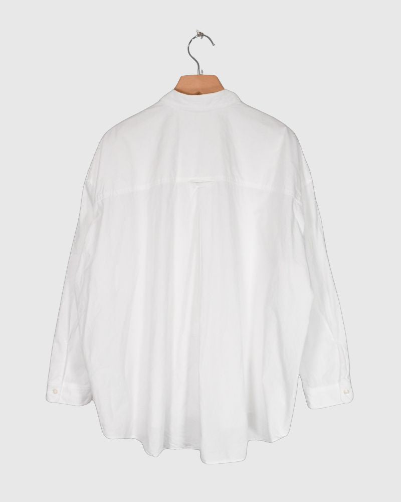 REGULAR COLLAR BIG SHIRT in White