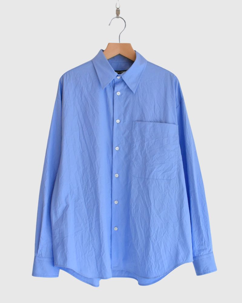 CLEA-CC 2-Way Regular Collar Shirt in Sax