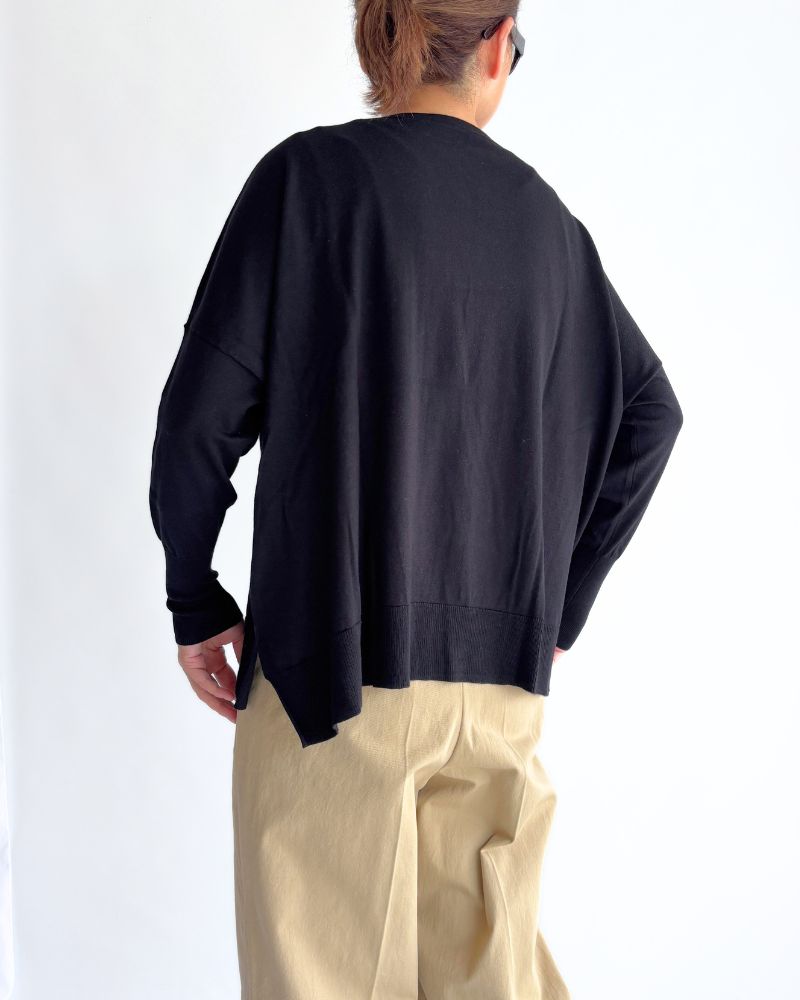 5COLOR 2WAY Cardigan in Black