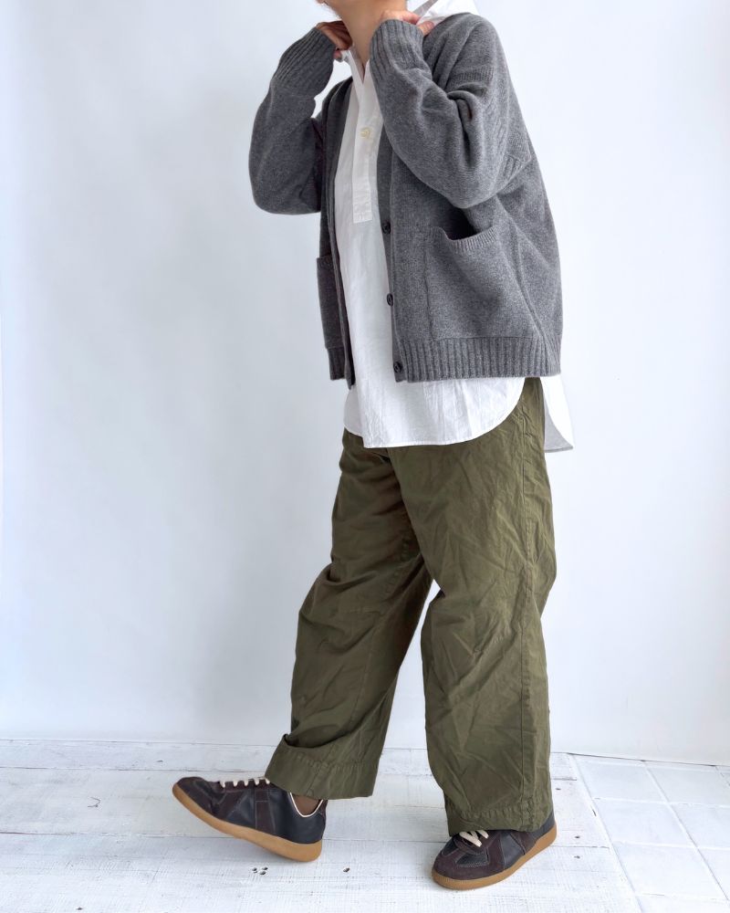 JANE V-neck Cardigan in Gray