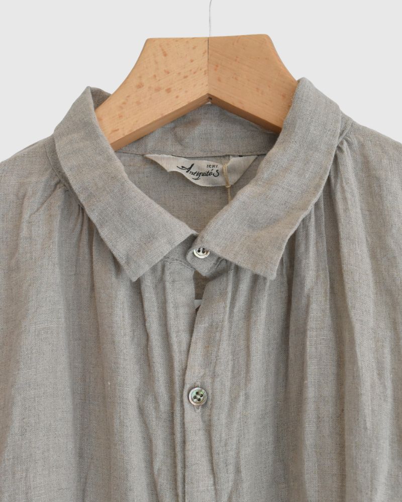 French Linen Dress in Natural