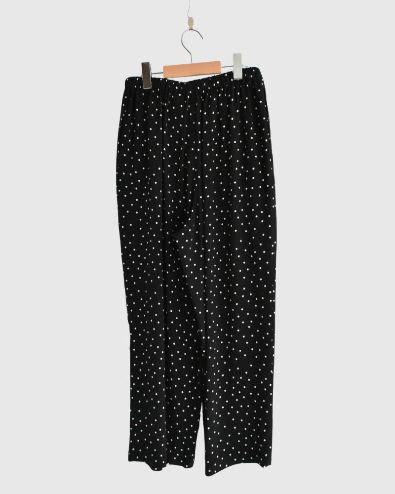 Ipeker Print Easy Pants in BlackDot