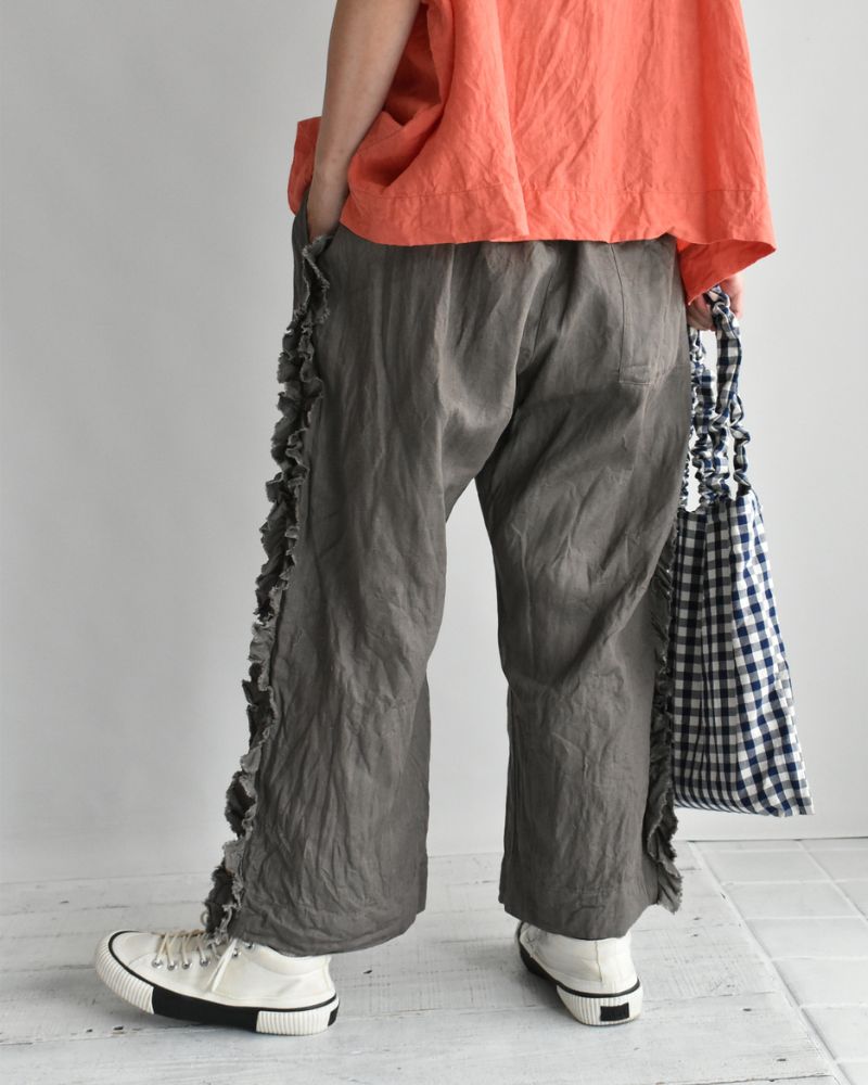Light Mocha Denim Vivian Pants in Mocha