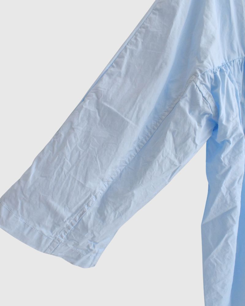 Gathered Blouse in Blue