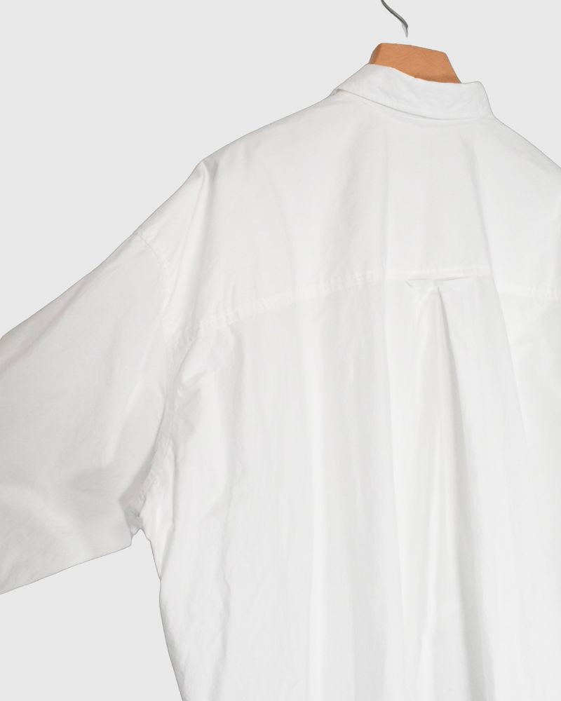 REGULAR COLLAR BIG SHIRT in White