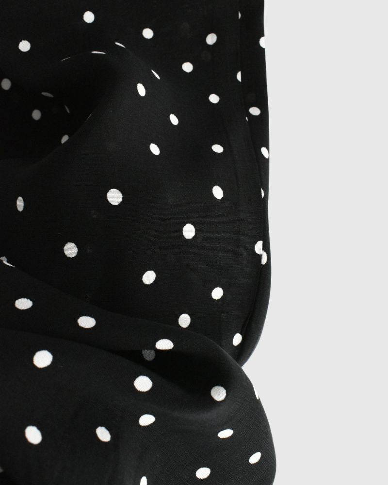 Ipeker Print Easy Pants in BlackDot