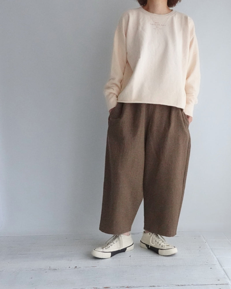 Vintage Sweat Double Gusset Pullover in White