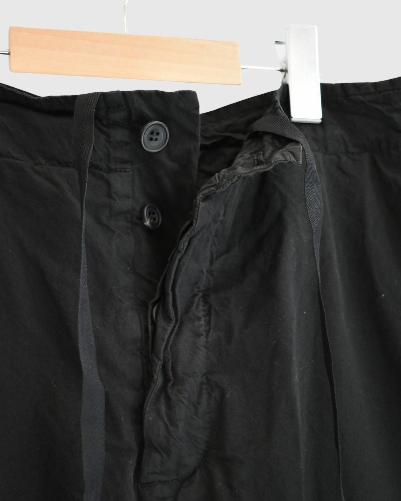 Garment Dyed Pants in Black