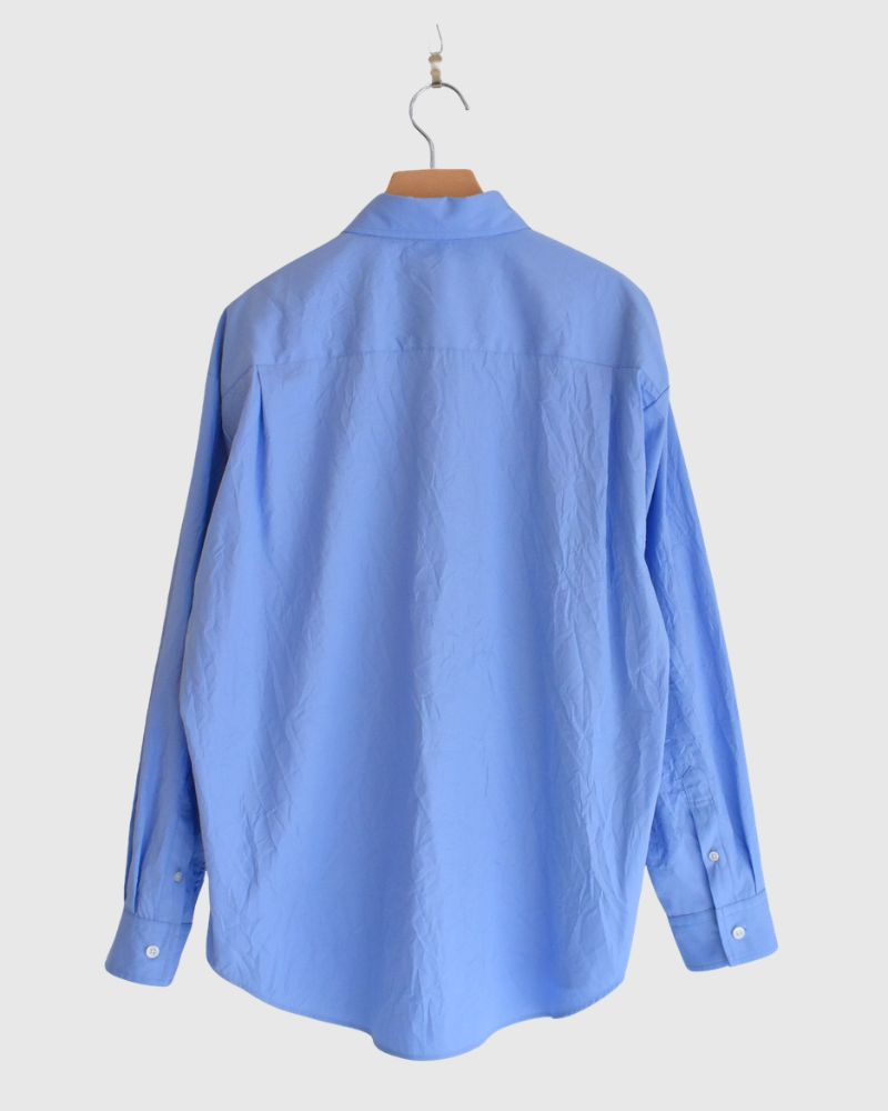 CLEA-CC 2-Way Regular Collar Shirt in Sax