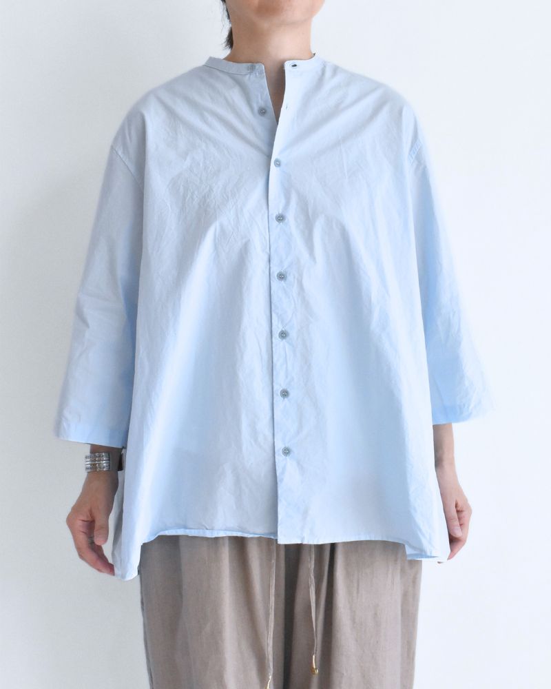 Gathered Blouse in Blue