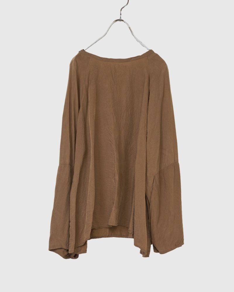 [Pre-order] S/S G1157 OVERWRAP SLEEVE MODERNIST BLOUSE（Mid-February – End of February）