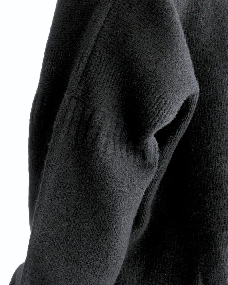 JANE V-neck Cardigan in Black