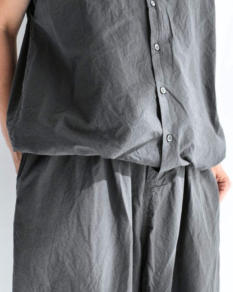 Shrink French Sleeve Shirt in Gray