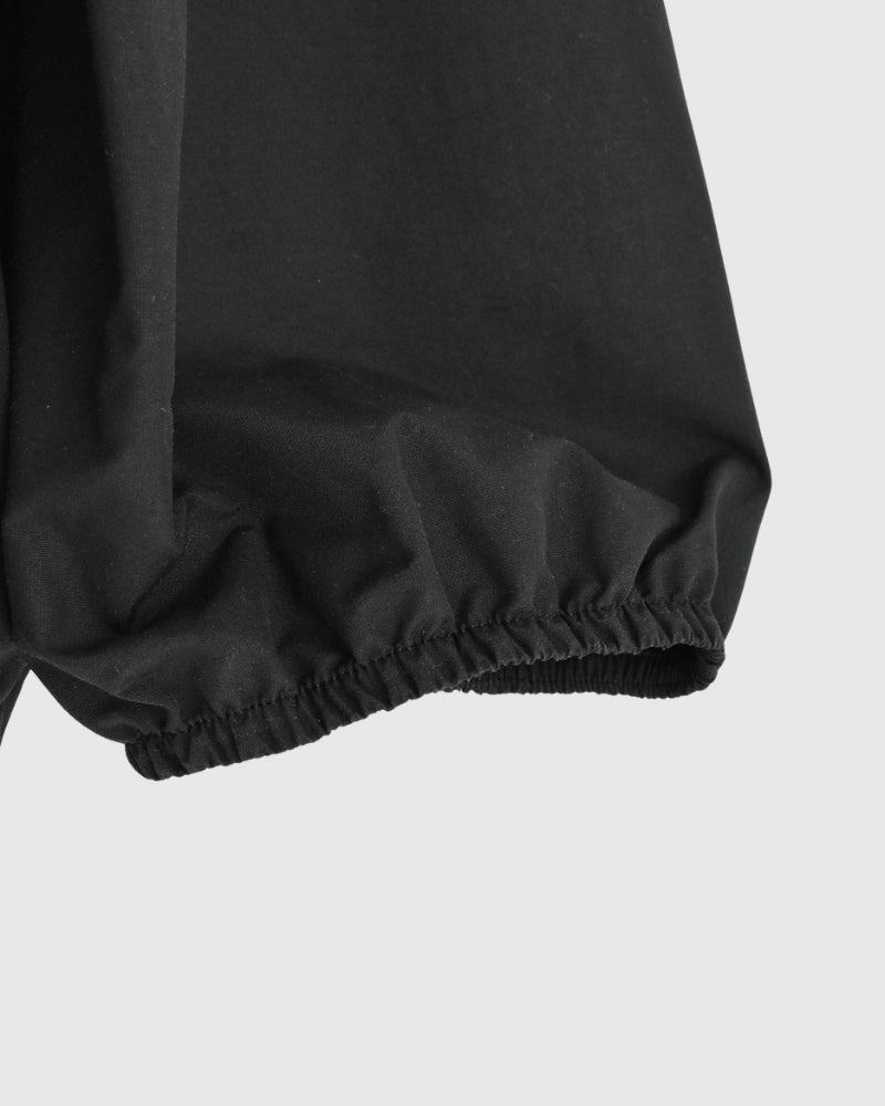 Oversized Hooded Jacket in Black