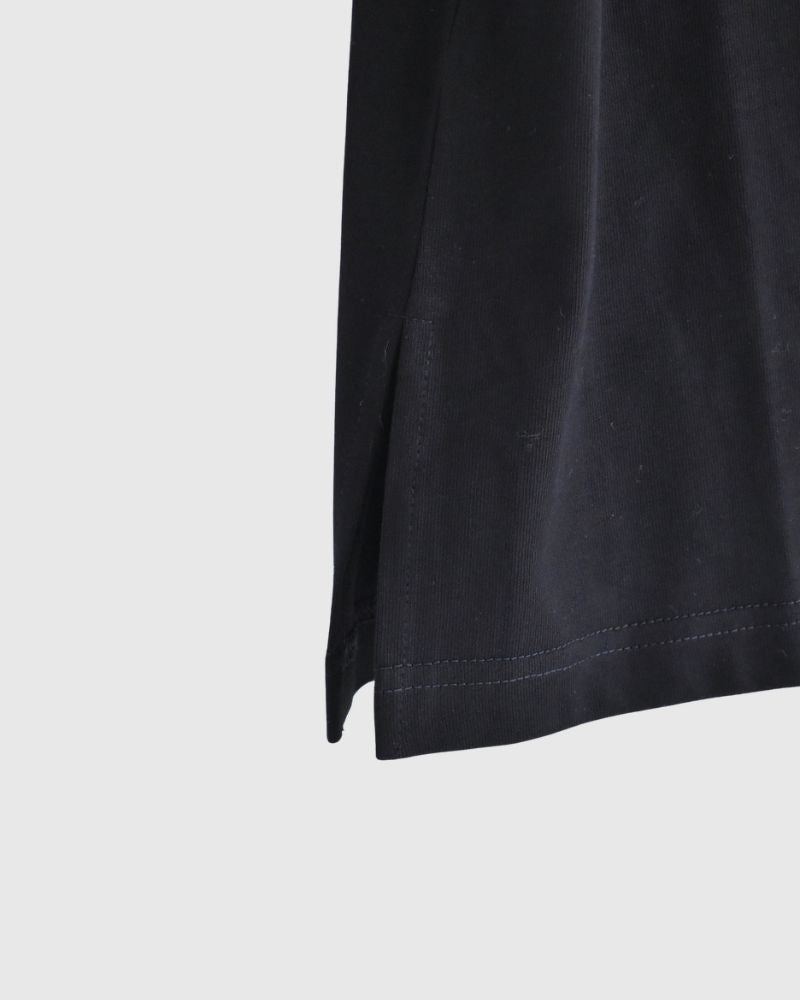 2-Way Graphic Print T-shirt in Black