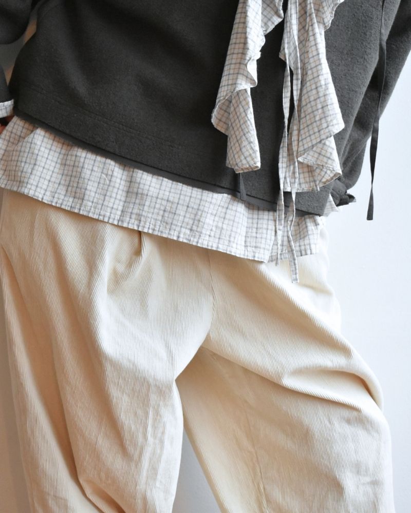 [Pre-order] F/W G1230 Organic Corduroy Oeuf Pants (Mid Sep - Late Sep)