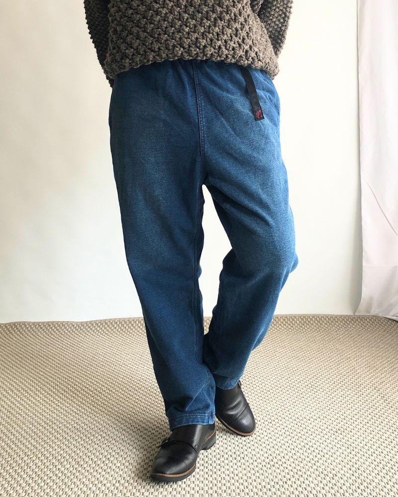 CUT DENIM GRAMICCI EASY PANTS in Blue