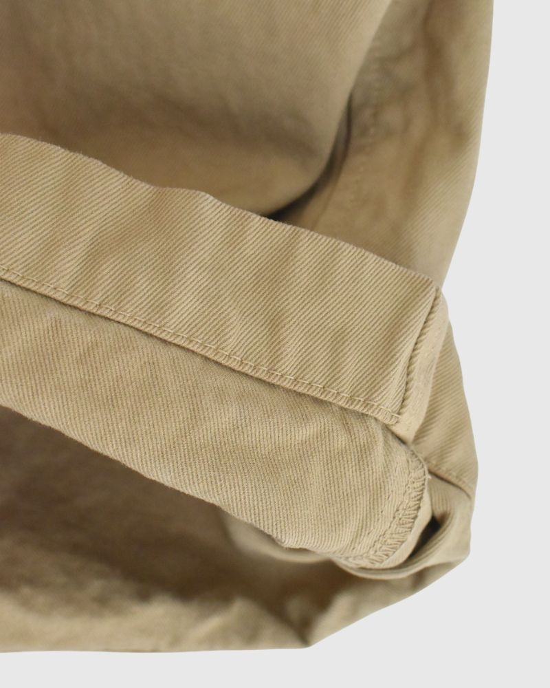 One-tuck Chino Pants in Beige