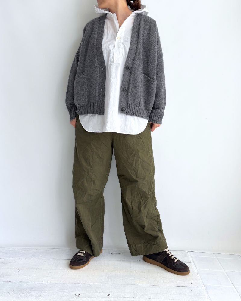 JANE V-neck Cardigan in Gray