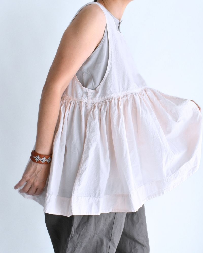 Sleeveless Gathered Top in Pink