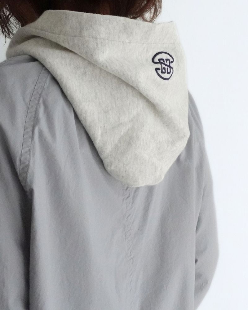 French Terry GRVYCLRS Applique Hoodie (MENS) in Gray