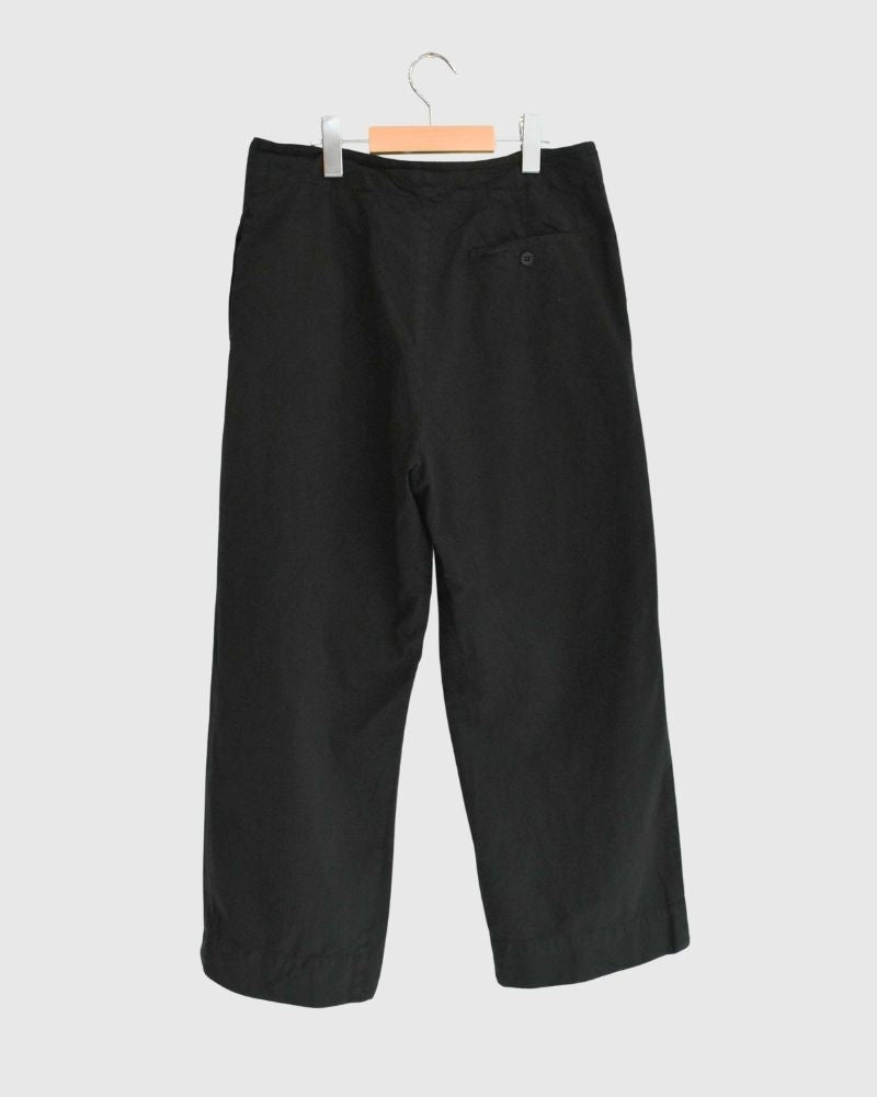 Garment Dyed Pants in Black