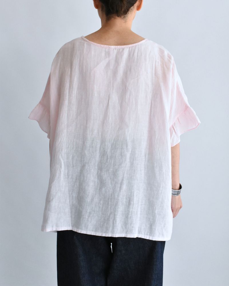 Frill Top Blouse in Pink
