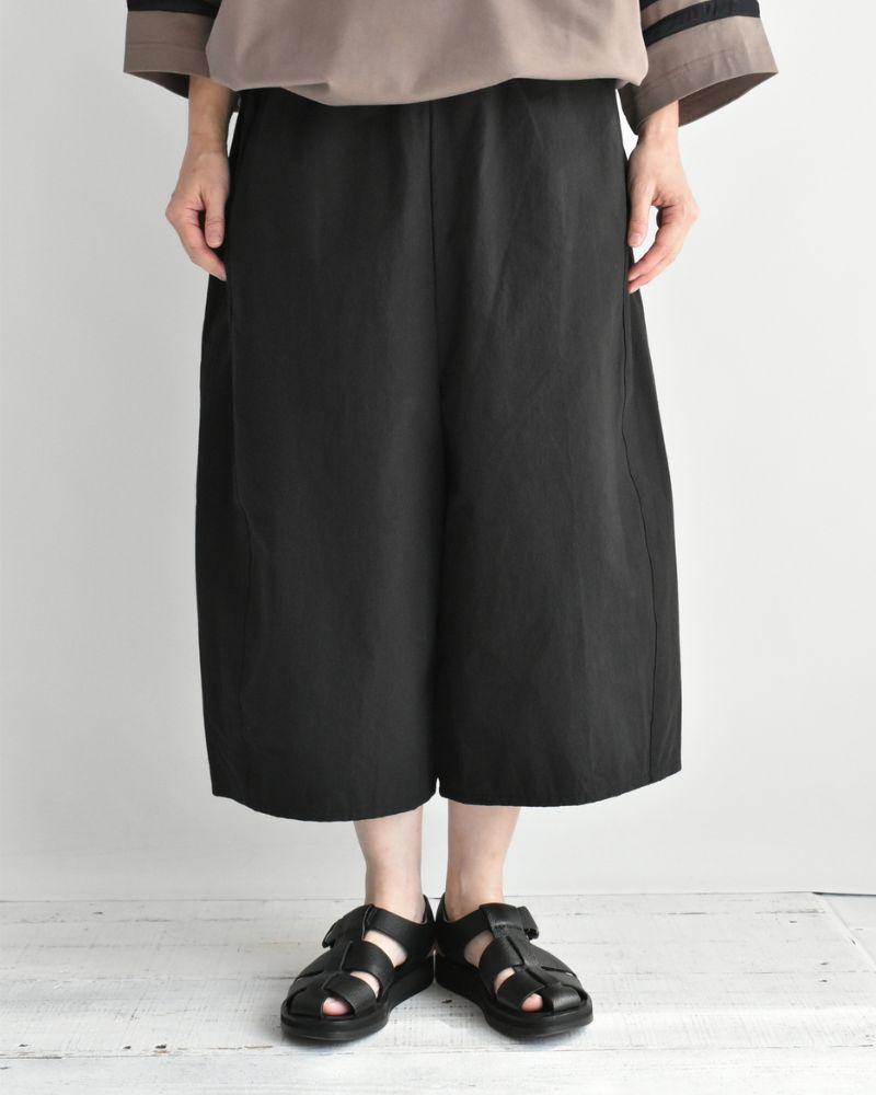Vintage Cotton Oval Pants in Black