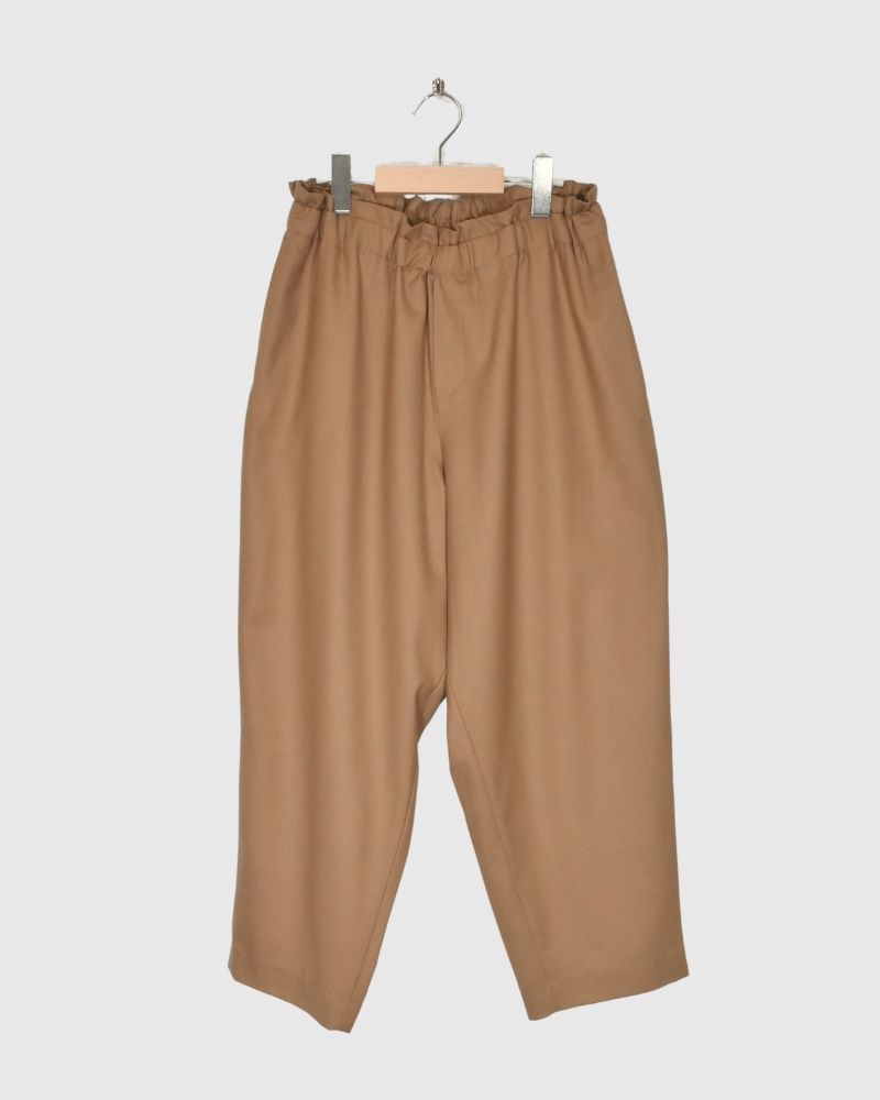 Washable Wool Pants in Camel